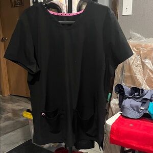 Surgical scrub top heart soul XL
